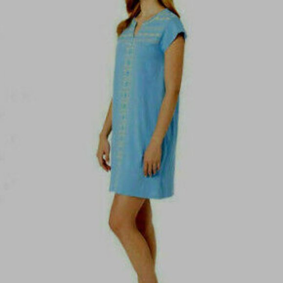 FRESH PRODUCE Bayside Blue Baja Kayda Tunic Dress - Picture 5 of 6